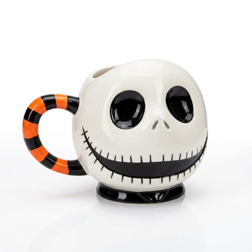 Spooky Smile Halloween Mug Candle