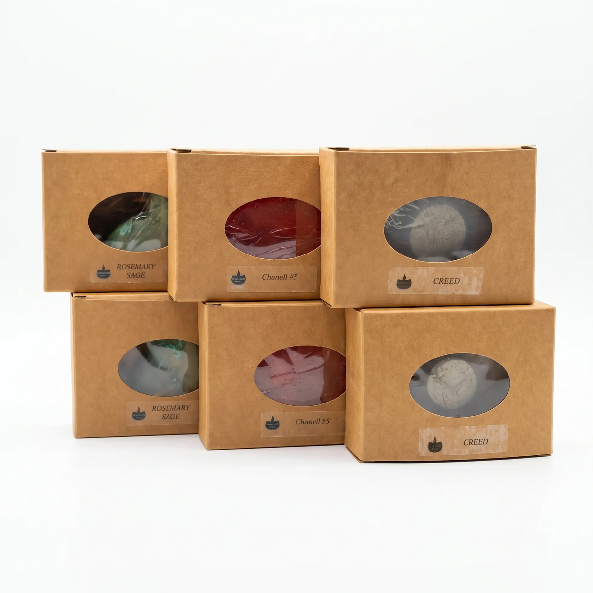 Caja de regalo de jabones aromáticos artesanales