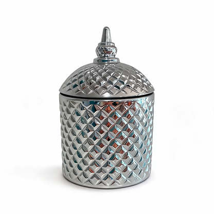 Silver Diamond Soy Candle